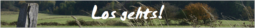 Los gehts!